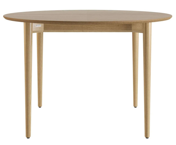 Стіл розкладний обідній Lovko Silva d-120+40 см Натуральний ясень-1