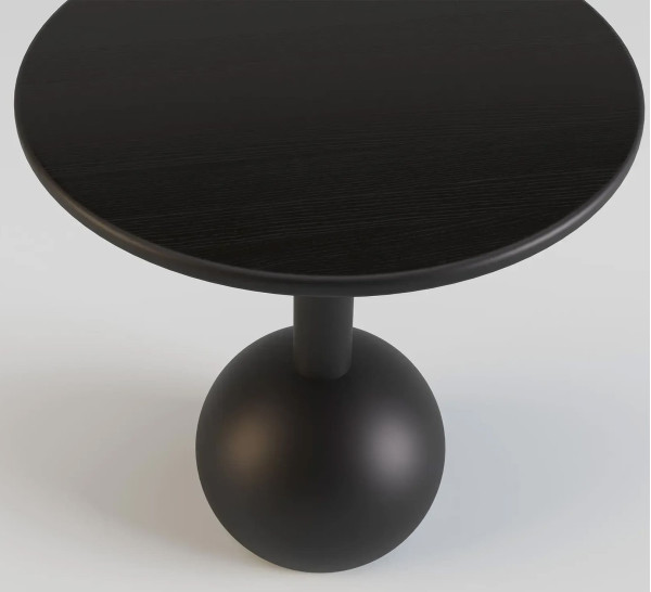 Кофейный столик Lovko Bolla Черный RAL 9005 МДФ + шпон-1