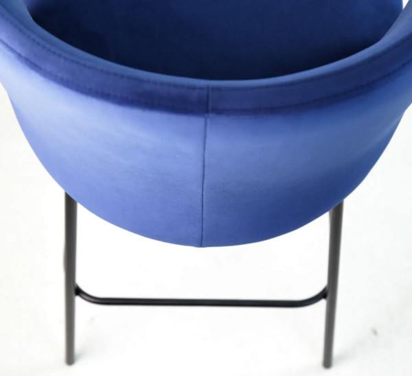 Барный стул Lovko Lilo Синий вельвет-8