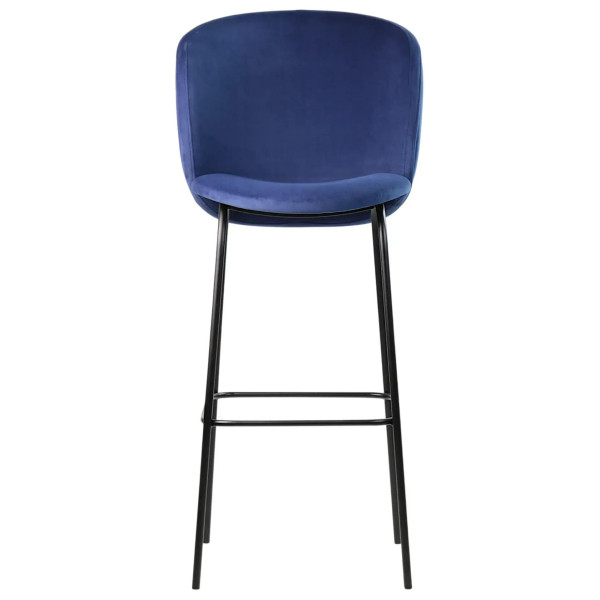Барный стул Lovko Lilo Синий вельвет-1