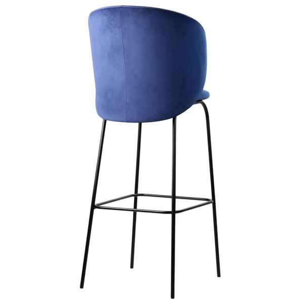 Барный стул Lovko Lilo Синий вельвет-3
