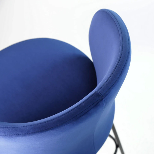 Барный стул Lovko Lilo Синий вельвет-6