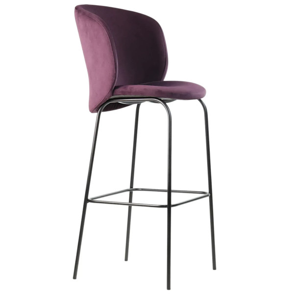 Барный стул Lovko Lilo Винный вельвет-0