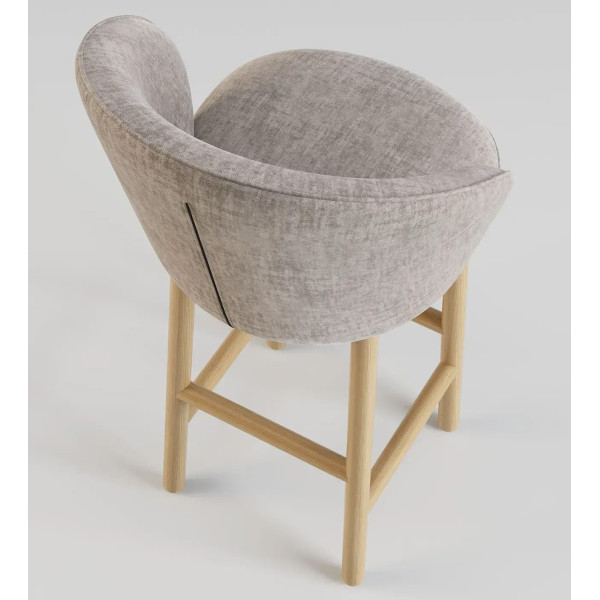 Барний стілець Lovko Stitch Натуральний ясен/Vouge 14-4