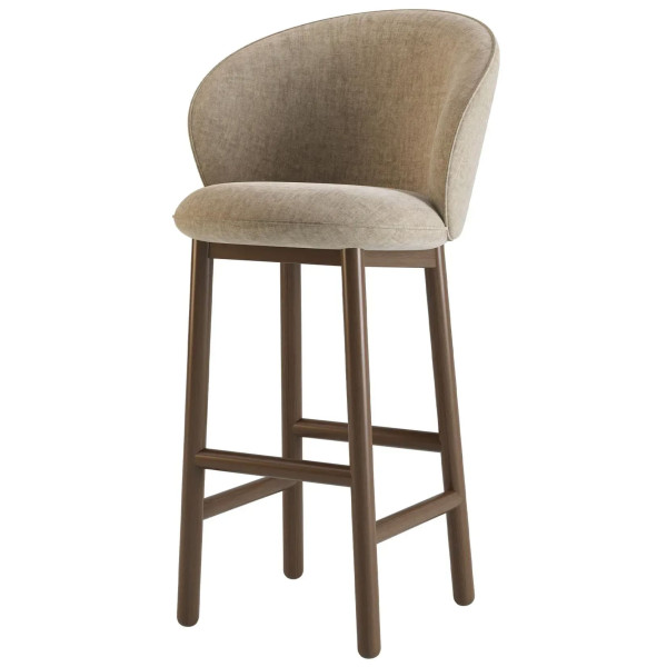 Барний стілець Lovko Stitch Темний горіх/Vouge 02-2