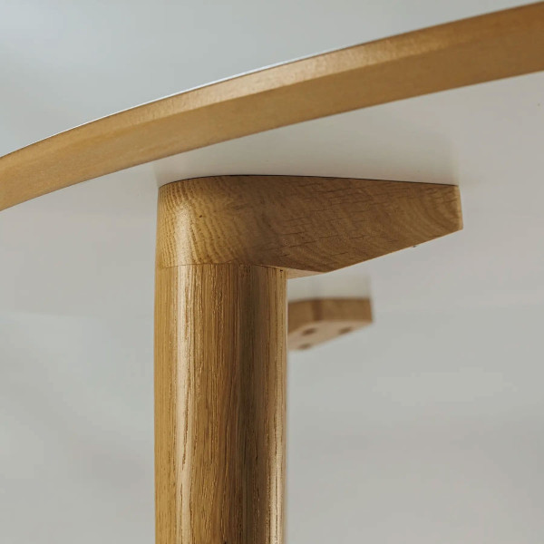 Стол обеденный Lovko Dan Натуральный дуб d-120 см-4