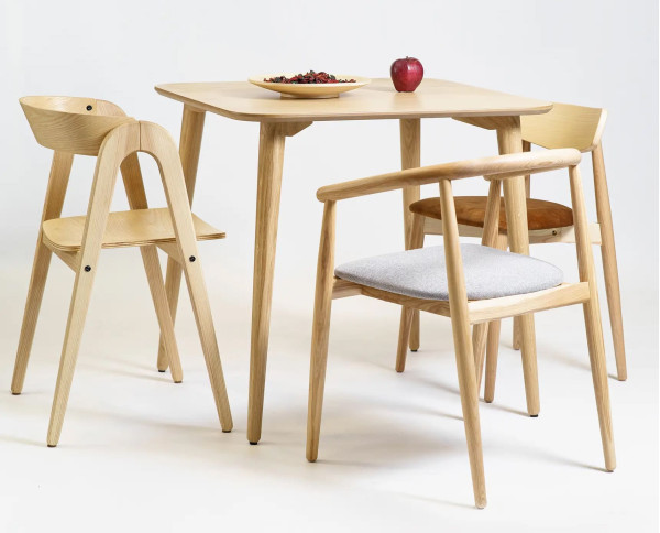 Стіл обідній Lovko Dan Натуральний дуб 80х80 см-5