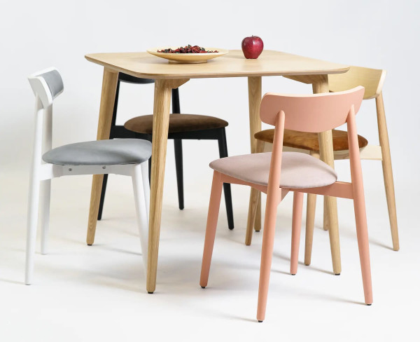 Стіл обідній Lovko Dan Натуральний дуб 80х80 см-2