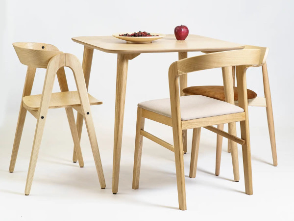 Стіл обідній Lovko Dan Натуральний дуб 80х80 см-4