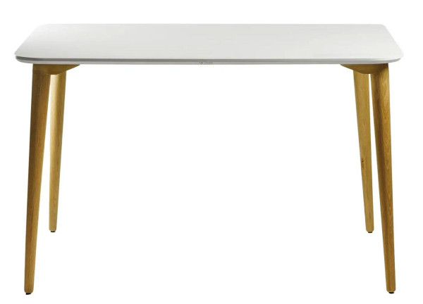 Стол обеденный Lovko Dan Белый/натуральный дуб 120х80 см-1