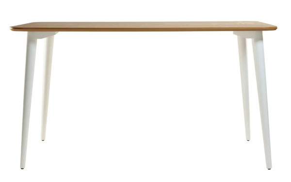 Стіл обідній Lovko Dan Натуральний дуб/білий 140х80 см-0