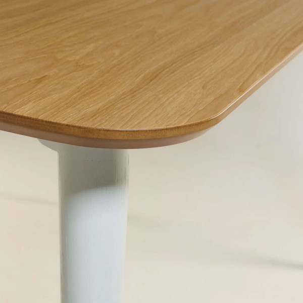 Стіл обідній Lovko Dan Натуральний дуб/білий 140х80 см-5