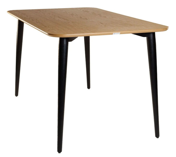 Стол обеденный Lovko Dan Натуральный дуб/черный 140х80 см-1