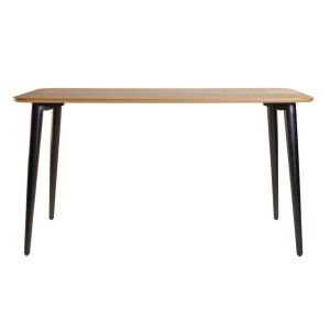 Стол обеденный Lovko Dan Натуральный дуб/черный 140х80 см