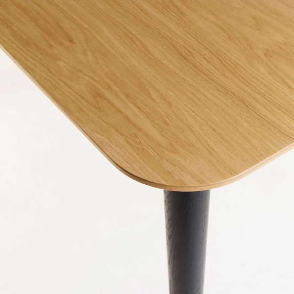 Стол обеденный Lovko Dan Натуральный дуб/черный 140х80 см-4