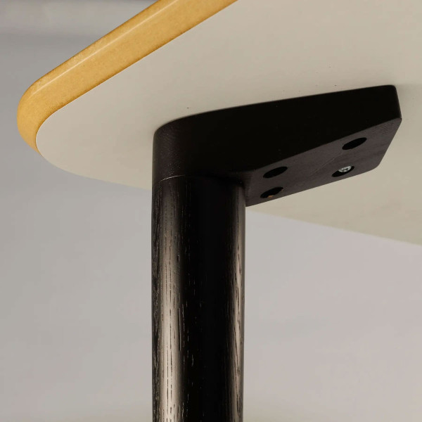 Стол обеденный Lovko Dan Натуральный дуб/черный 140х80 см-6