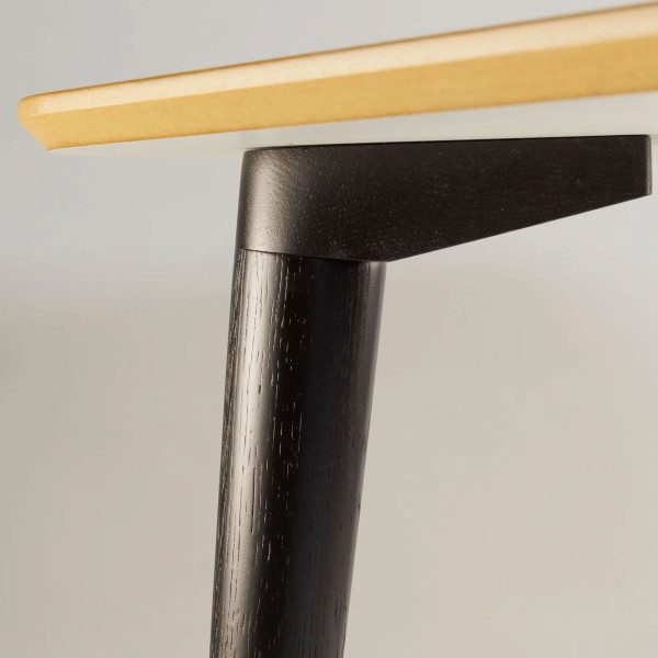 Стол обеденный Lovko Dan Натуральный дуб/черный 140х80 см-5