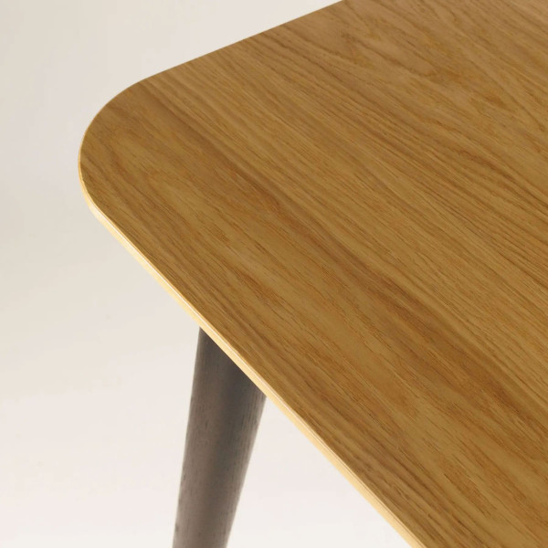 Стол обеденный Lovko Dan Натуральный дуб/черный 140х80 см-3