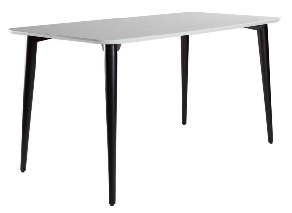 Стол обеденный Lovko Dan Белый/черный 140х80 см-1