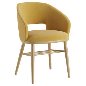 Стул Lovko Dolphin Натуральный ясень/Venus velvet 2936