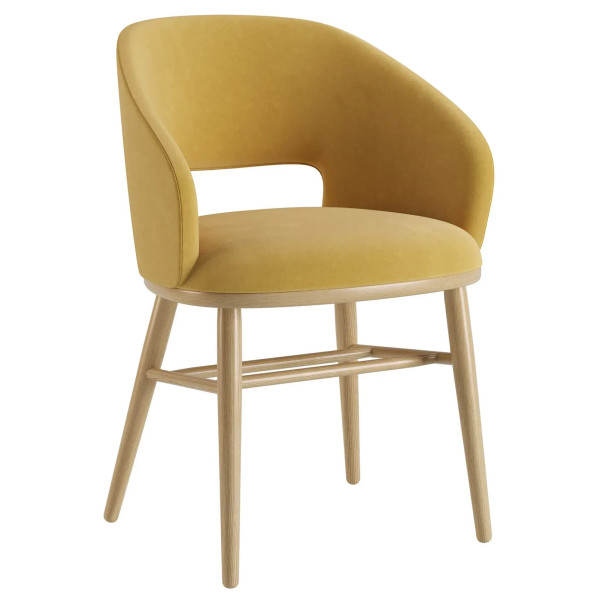 Стул Lovko Dolphin Натуральный ясень/Venus velvet 2936-0