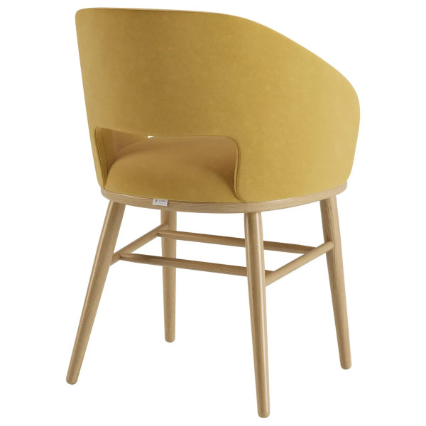 Стул Lovko Dolphin Натуральный ясень/Venus velvet 2936-5