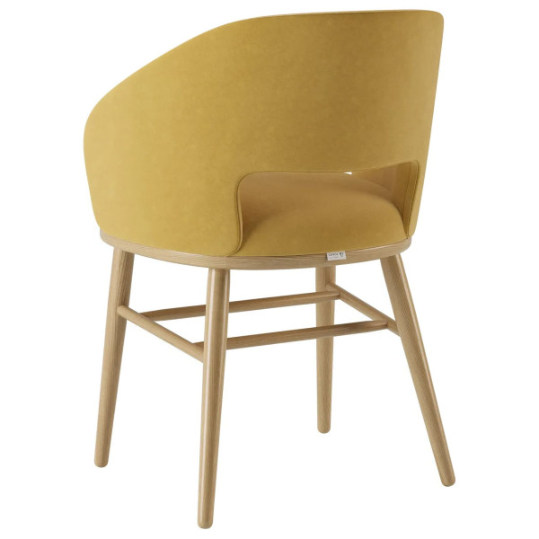 Стул Lovko Dolphin Натуральный ясень/Venus velvet 2936-6