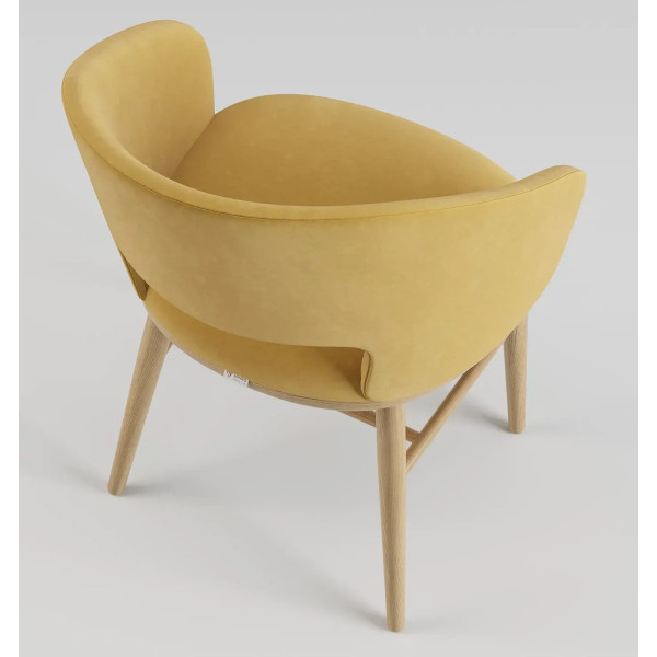 Стул Lovko Dolphin Натуральный ясень/Venus velvet 2936-7