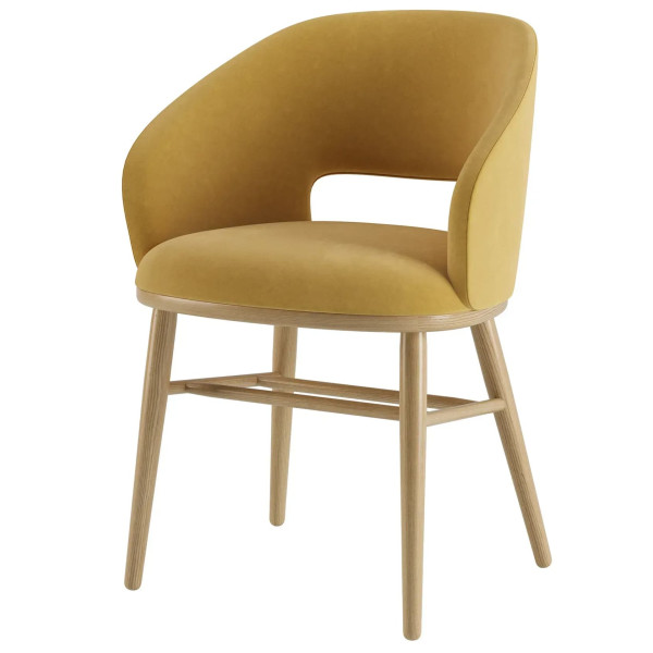 Стул Lovko Dolphin Натуральный ясень/Venus velvet 2936-1