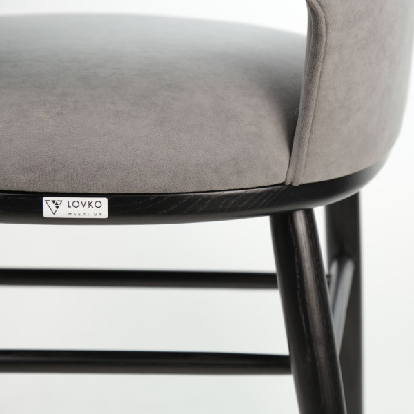 Стул Lovko Dolphin Серый/черный-11