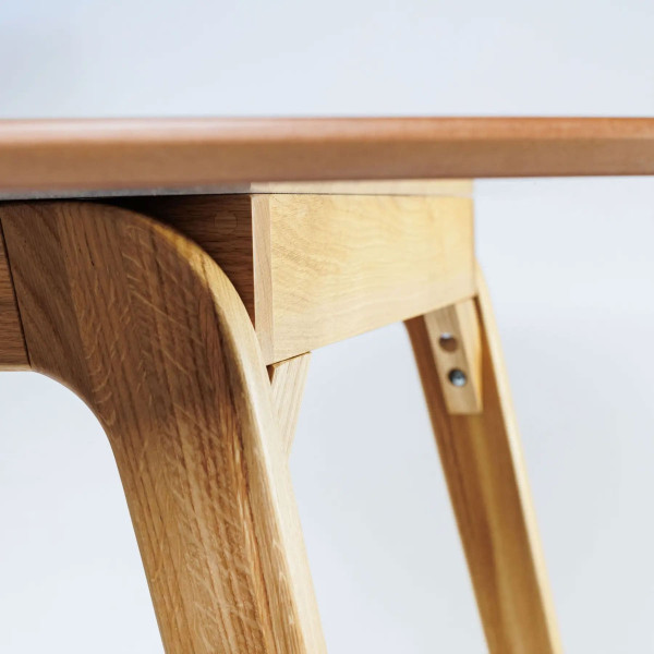 Стол обеденный Lovko Floki Натуральный дуб d-120 см-7