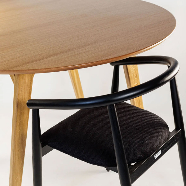 Стол обеденный Lovko Floki Натуральный дуб d-120 см-9