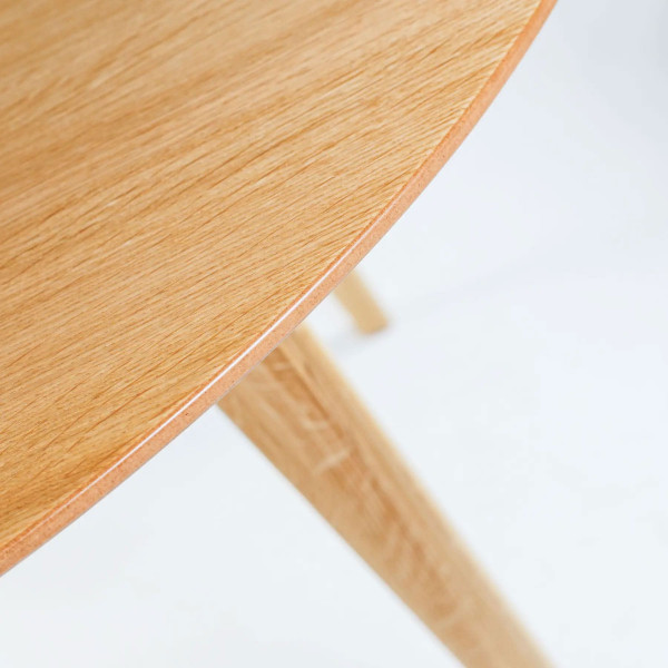 Стол обеденный Lovko Floki Натуральный дуб d-120 см-8