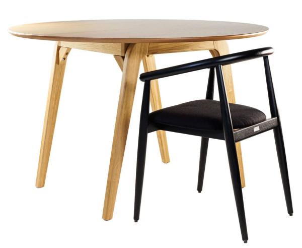 Стол обеденный Lovko Floki Натуральный дуб d-120 см-3