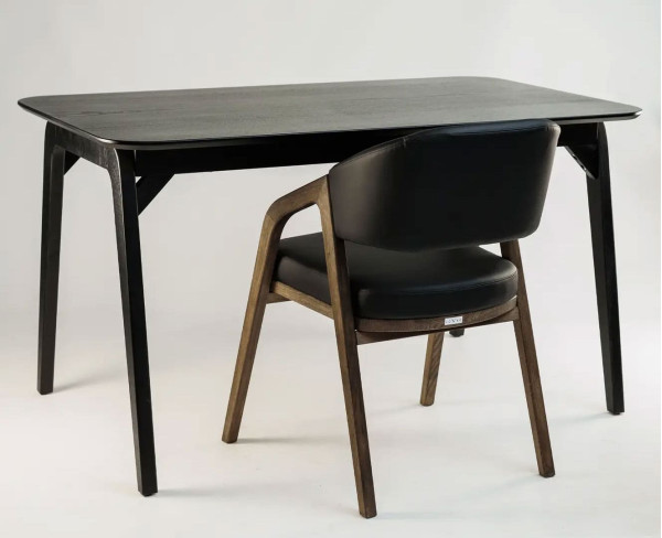 Стол обеденный Lovko Floki Черный 140х80 см-2