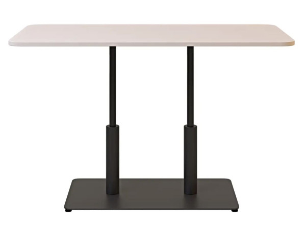 Стол Lovko Ibiza Soft Double light Черный металл/кешемир ДСП 120x70 см-0