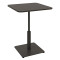 Стіл Lovko Ibiza Soft light Чорний метал/чорний ДСП текстура 60x60 см-1-thumb