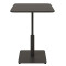 Стіл Lovko Ibiza Soft light Чорний метал/чорний ДСП текстура 60x60 см-0-thumb