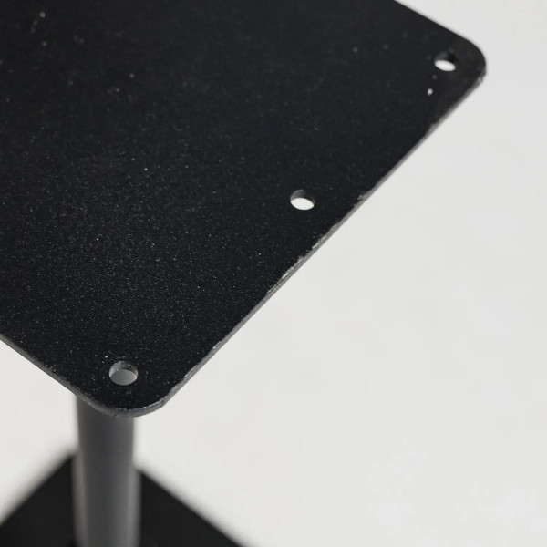 Стол Lovko Ibiza Soft light Черный металл/дуб ДСП текстура 60x60 см-5