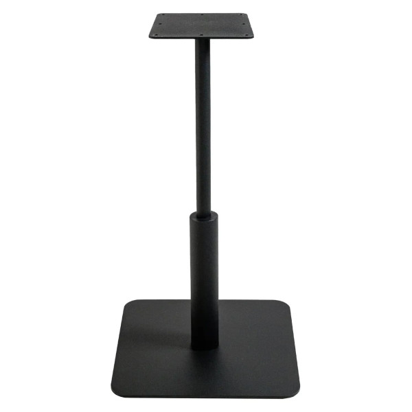 Стол Lovko Ibiza Soft light Черный металл/дуб ДСП текстура 60x60 см-2