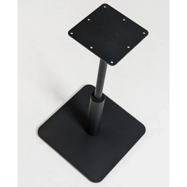 Стол Lovko Ibiza Soft light Черный металл/дуб ДСП текстура 60x60 см-3