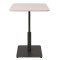 Стіл Lovko Ibiza Soft light Чорний метал/кашемір ДСП 60x60 см-0-thumb