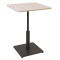 Стіл Lovko Ibiza Soft light Чорний метал/кашемір ДСП 60x60 см-1-thumb