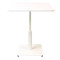 Стол Lovko Ibiza Soft light Белый металл/белый ДСП текстура 70x70 см-1-thumb