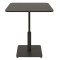 Стол Lovko Ibiza Soft light Черный металл/черный ДСП текстура 70x70 см-1-thumb