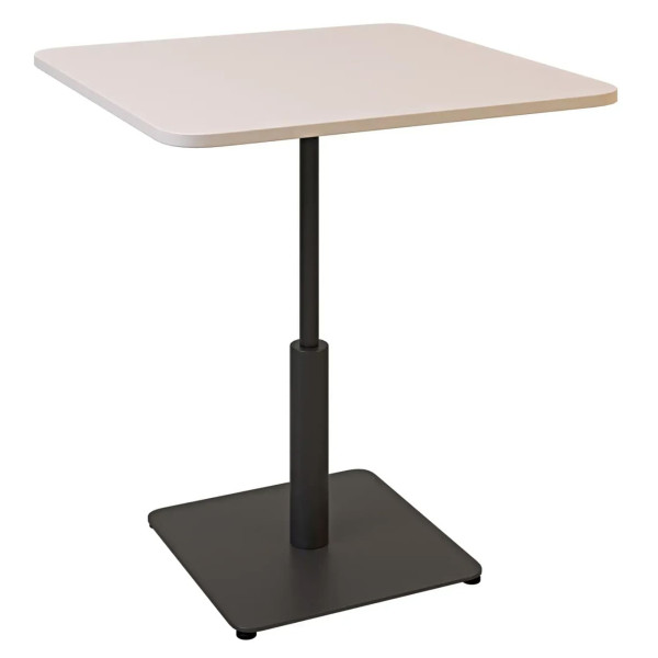 Стол Lovko Ibiza Soft light Черный металл/кешемир ДСП 70x70 см-0