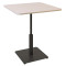 Стол Lovko Ibiza Soft light Черный металл/кешемир ДСП 70x70 см-0-thumb