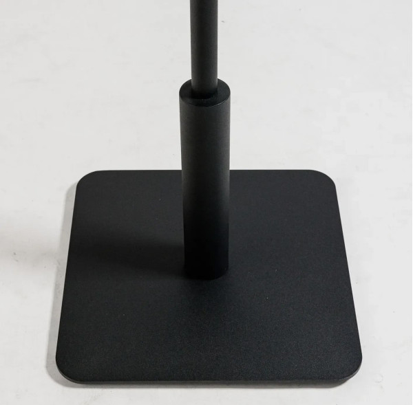 Стол Lovko Ibiza Soft light Черный металл/дуб ДСП текстура 70x70 см-6