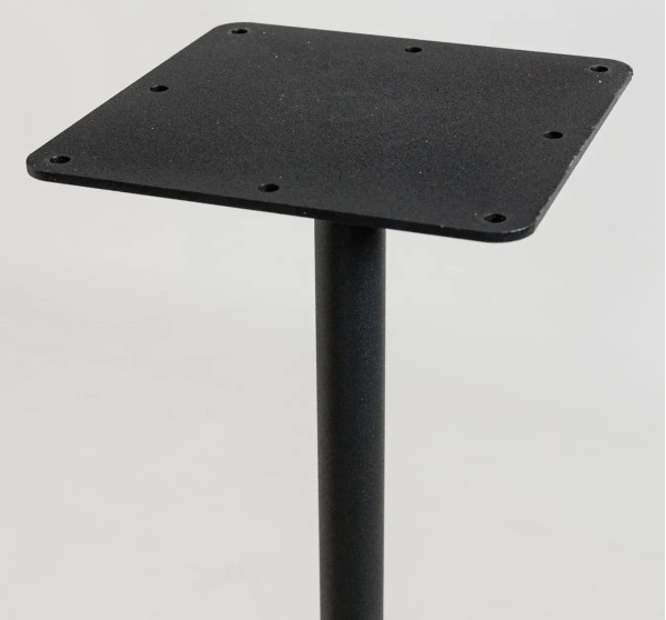 Стол Lovko Ibiza Soft light Черный металл/дуб ДСП текстура 70x70 см-4