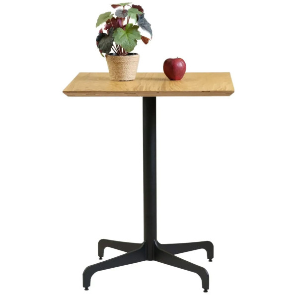 Стол Lovko Leo Натуральный/черный 70x70 см-0